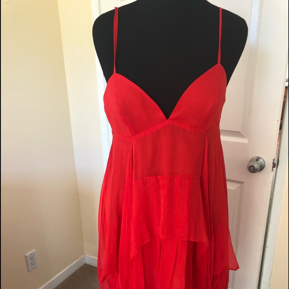 Red dress